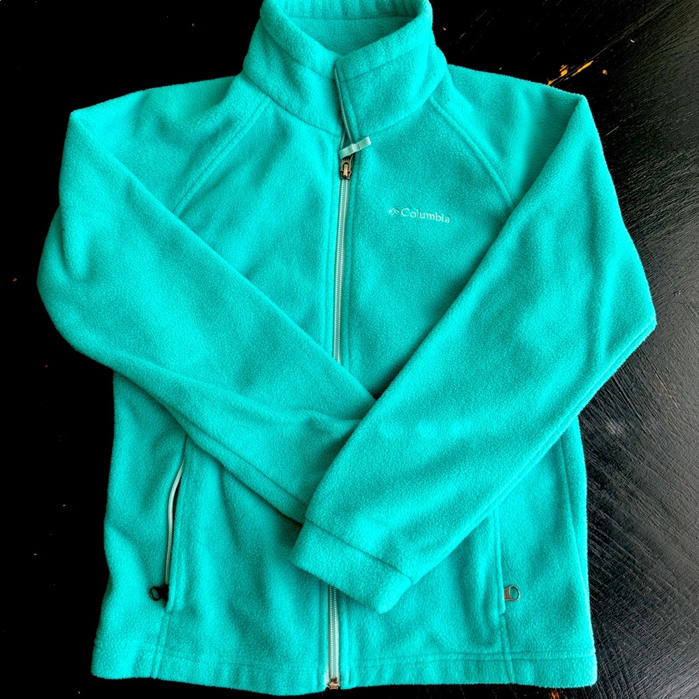 kids columbia zip up jacket M